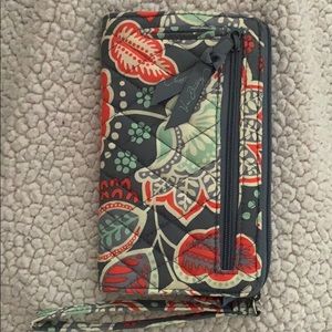 Vera Bradley front zip wristlet